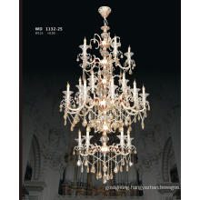 Magnificent Decorative Crystal Brass Chandelier Light Pendant Light